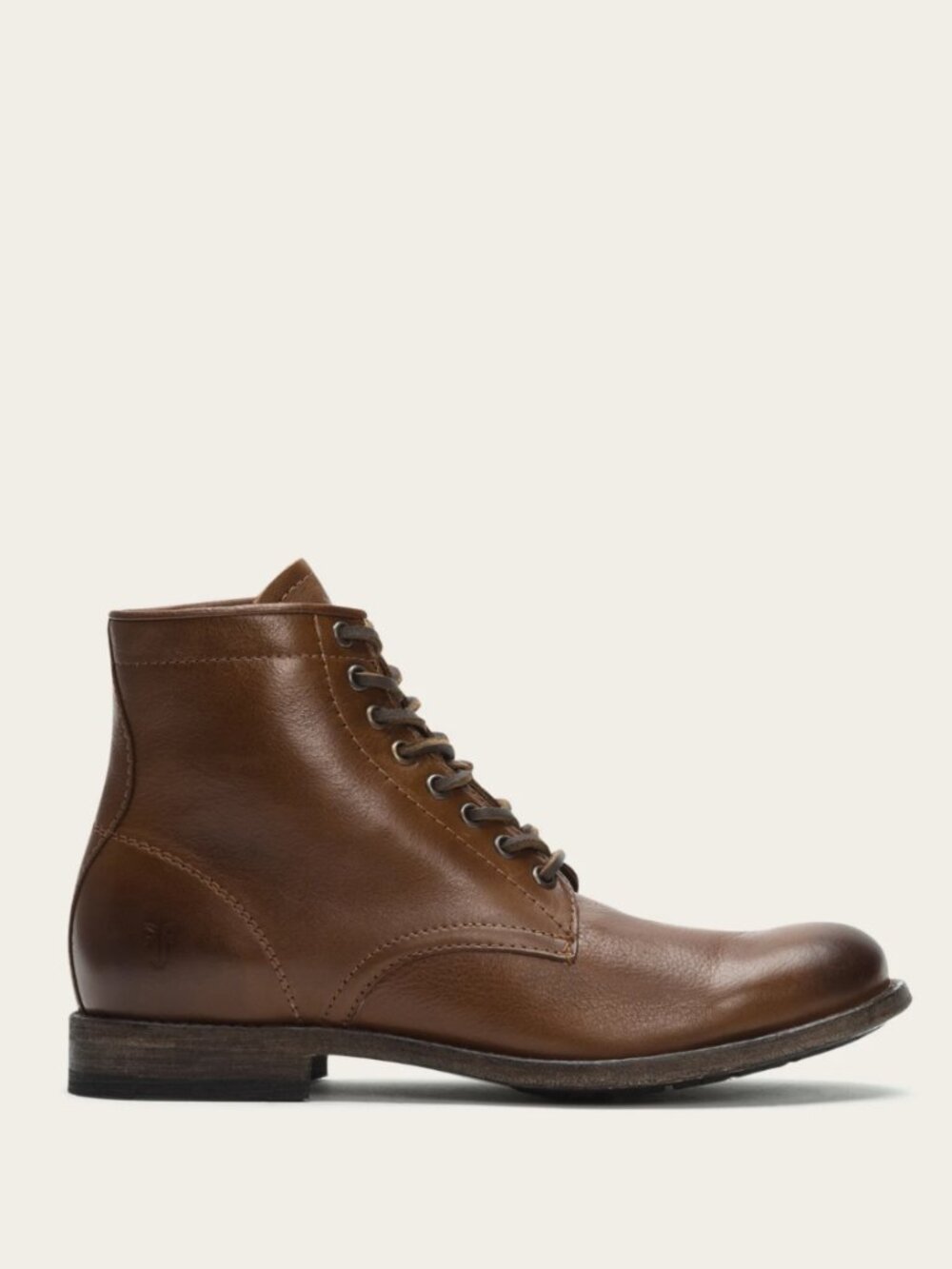 New! Frye Tyler Lace Up Combat Boot Dark Brown Leather Size 7 3471448 DD27